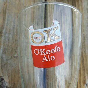 RARE Carling O'Keefe Ale Glass OK Beer Glass